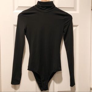 Black Turtleneck Bodysuit